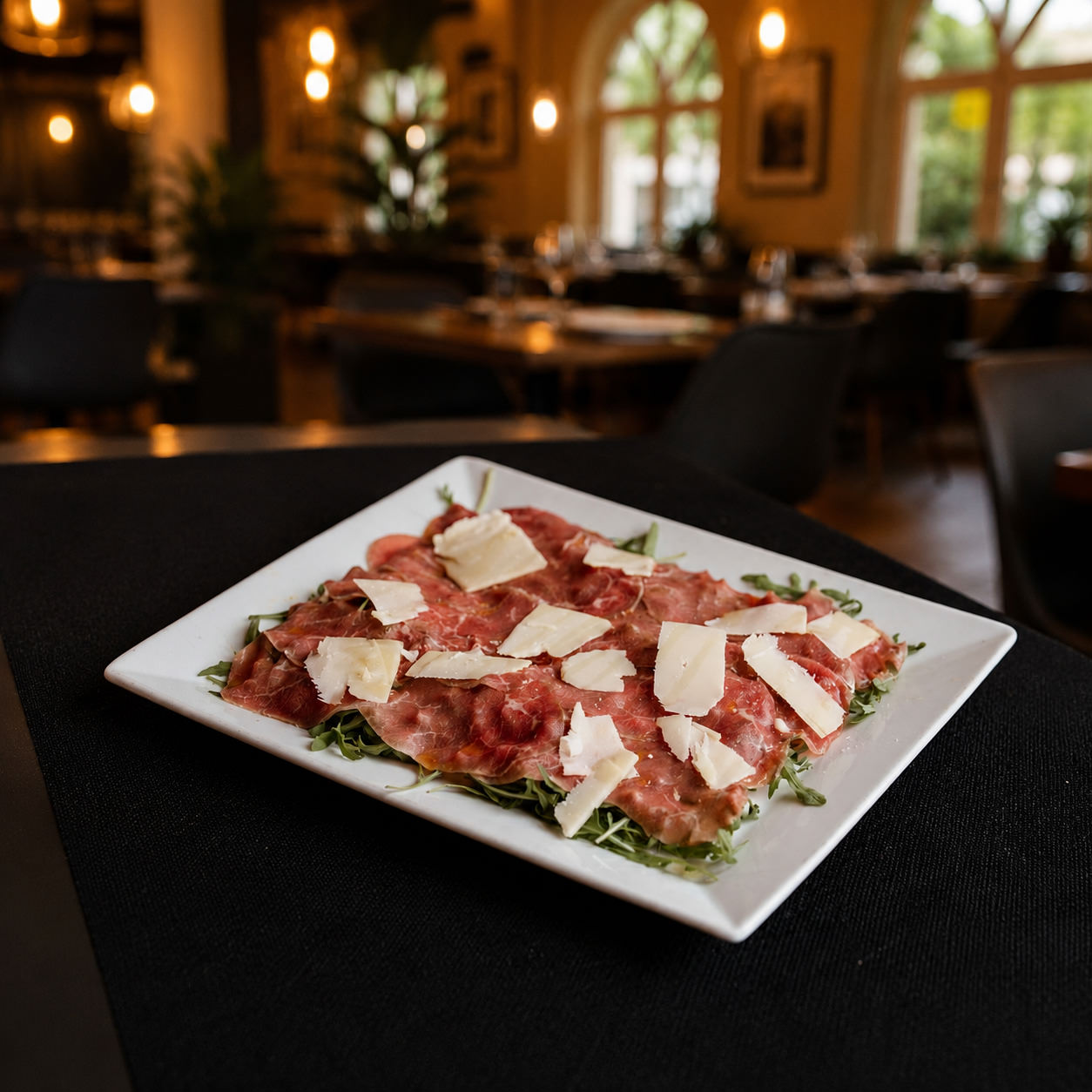 Carpaccio De Ternera Con Parmesano
